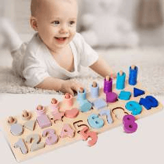 Wooden 3 in 1 Montessori Toy