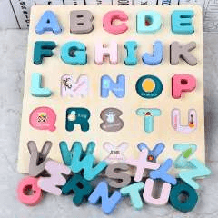 Wooden Alphabet Boards