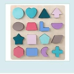 Wooden Shapes Board